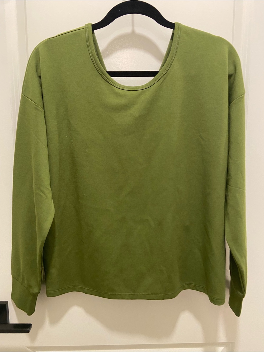 Olive Green Women's Long-Sleeve Top